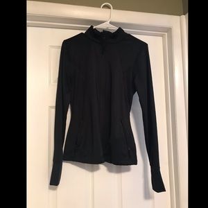 Forever 21 Black Zip Exercise Zip-up